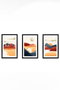 Wallity Set de 3 Pinturas Decorativas Multicolor